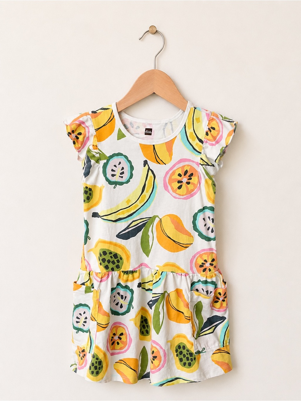 Tea Collection Fruit Print Pocket Dress – Size 6